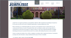 Desktop Screenshot of feistlawoffice.com